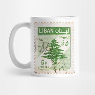 Lebanese timbre vintage Mug